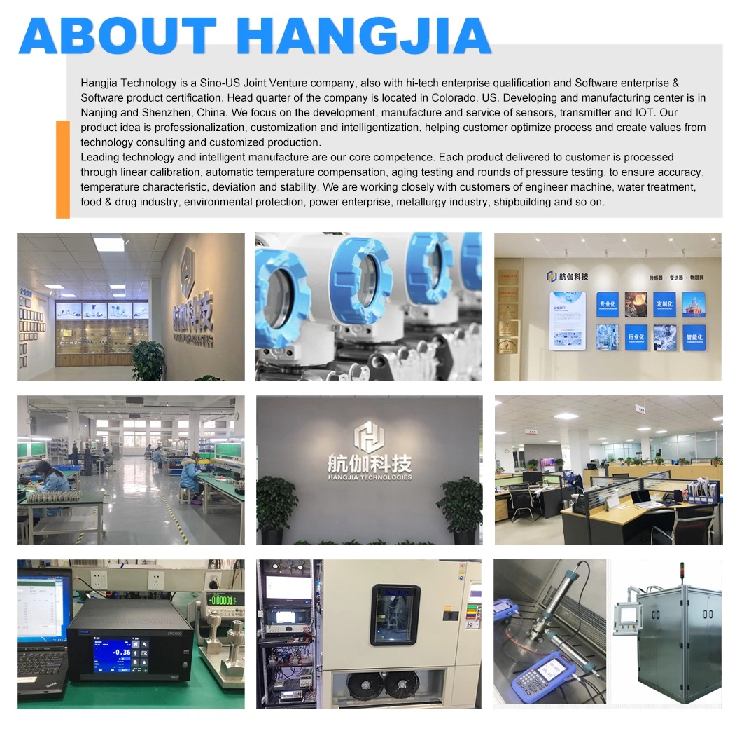 Hangjia OEM 0.5-4.5V 0-5V 0-10V 4-20mA Pressure Transmitter Pressure Sensor for oil water gas air