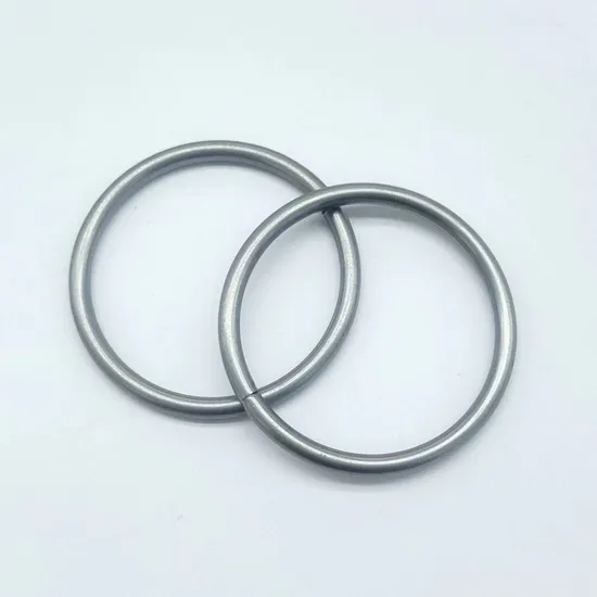 Custom Polished Stainless Steel Round Spring Welding Ring Metal Spring Steel O