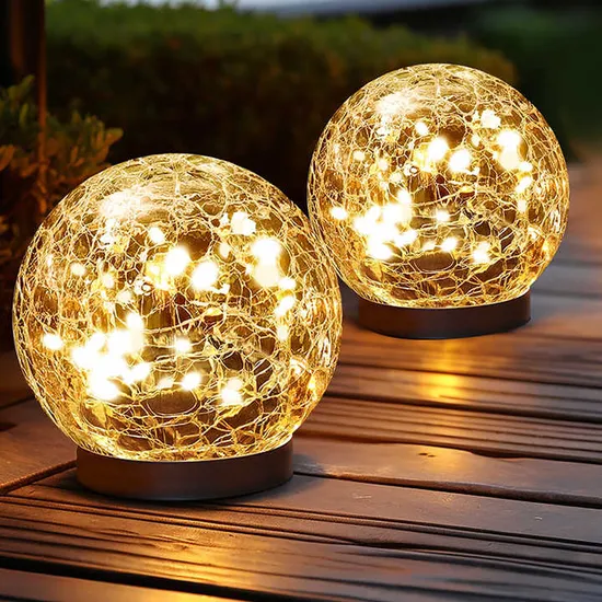 Solar Globe Lights Outdoor Solar Balls for Garden