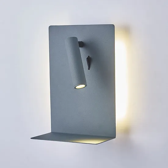 Hot Sale USB 3+8W LED Bedside Bedroom Reading Light Adjustable Wall Light