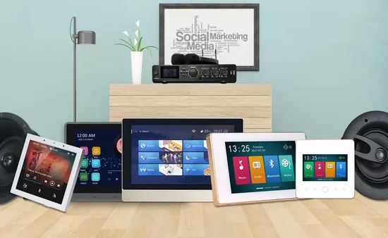 Home Automation Electrical Control System Alexa Voice Control 8 Inches Screen Panel 