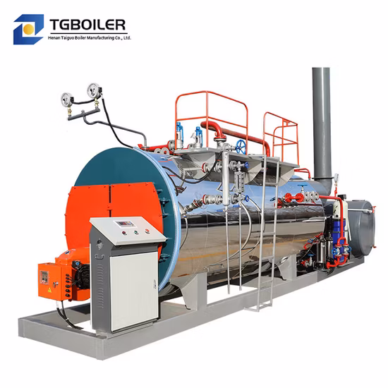 1 to 20 Ton Oil Gas Fired LNG Horizontal Industrial Steam Boiler