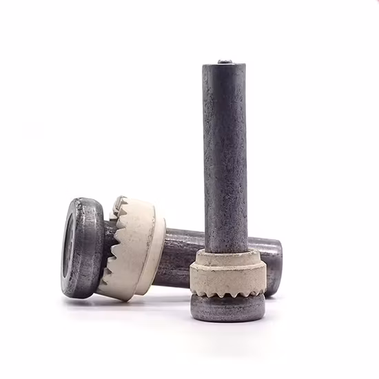 3X6 Industrial Shear Connector Welding Ceramic Ferrules Rings for Studs Welding 19mm Shear Stud Connector