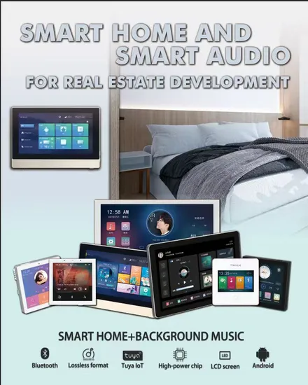 Tianlai Jx805 Smart Home Tuya Zigbee WiFi Control Panel Integrated Touch Amplificador 