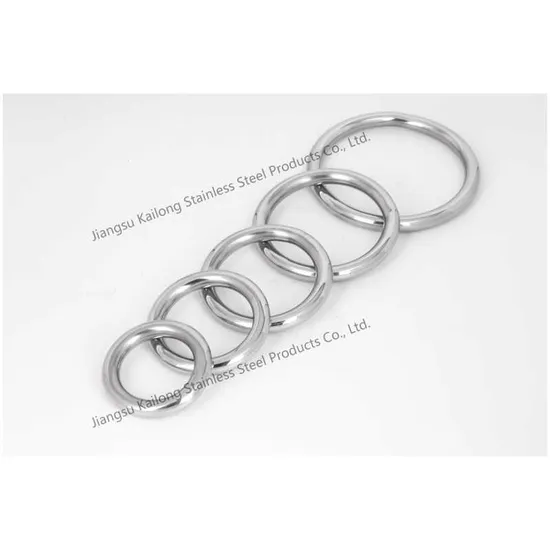 AISI304/316 Stainless Steel Round Ring with Welding Process 
